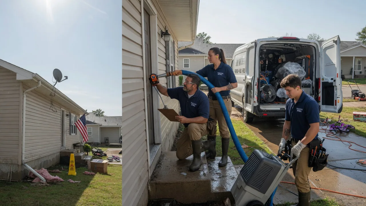 Ceiling Water Damage Restoration in Rapid City, MI near me